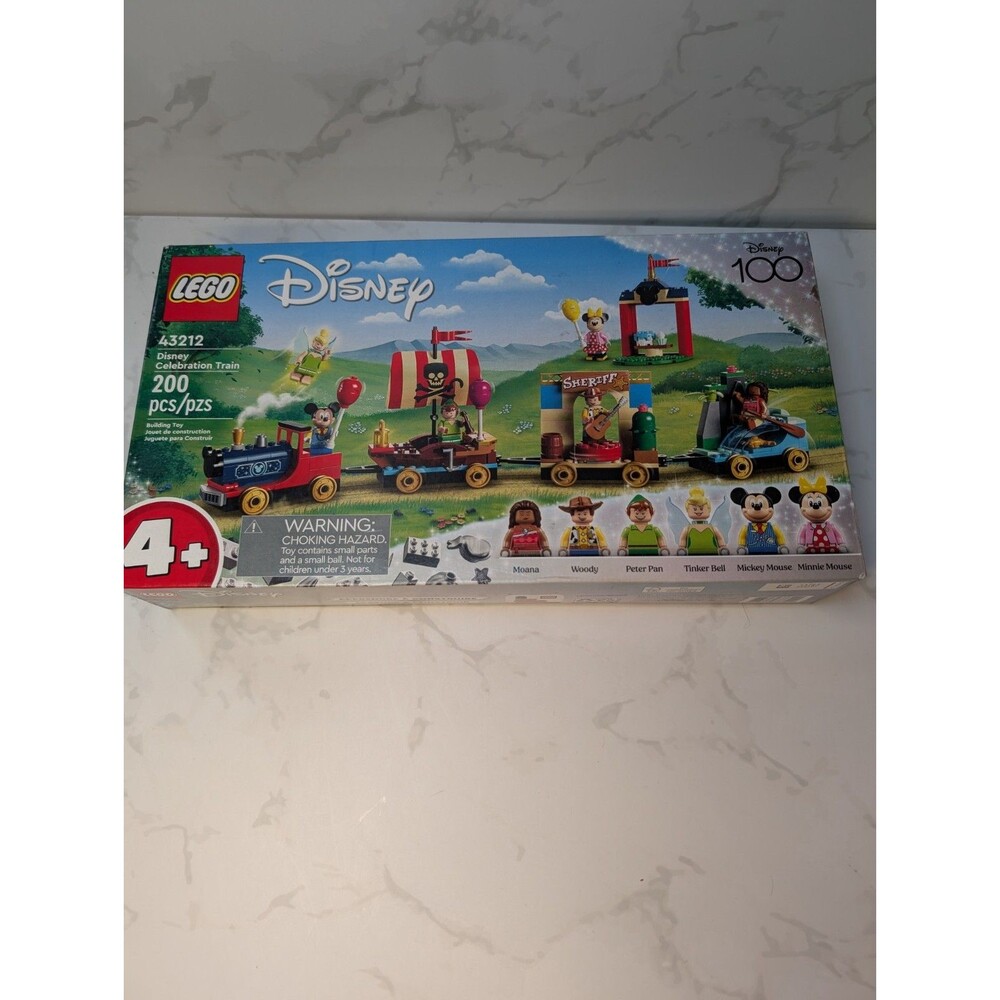 LEGO Disney 100 Celebration Train 43212 Mickey Minnie Moana Sealed